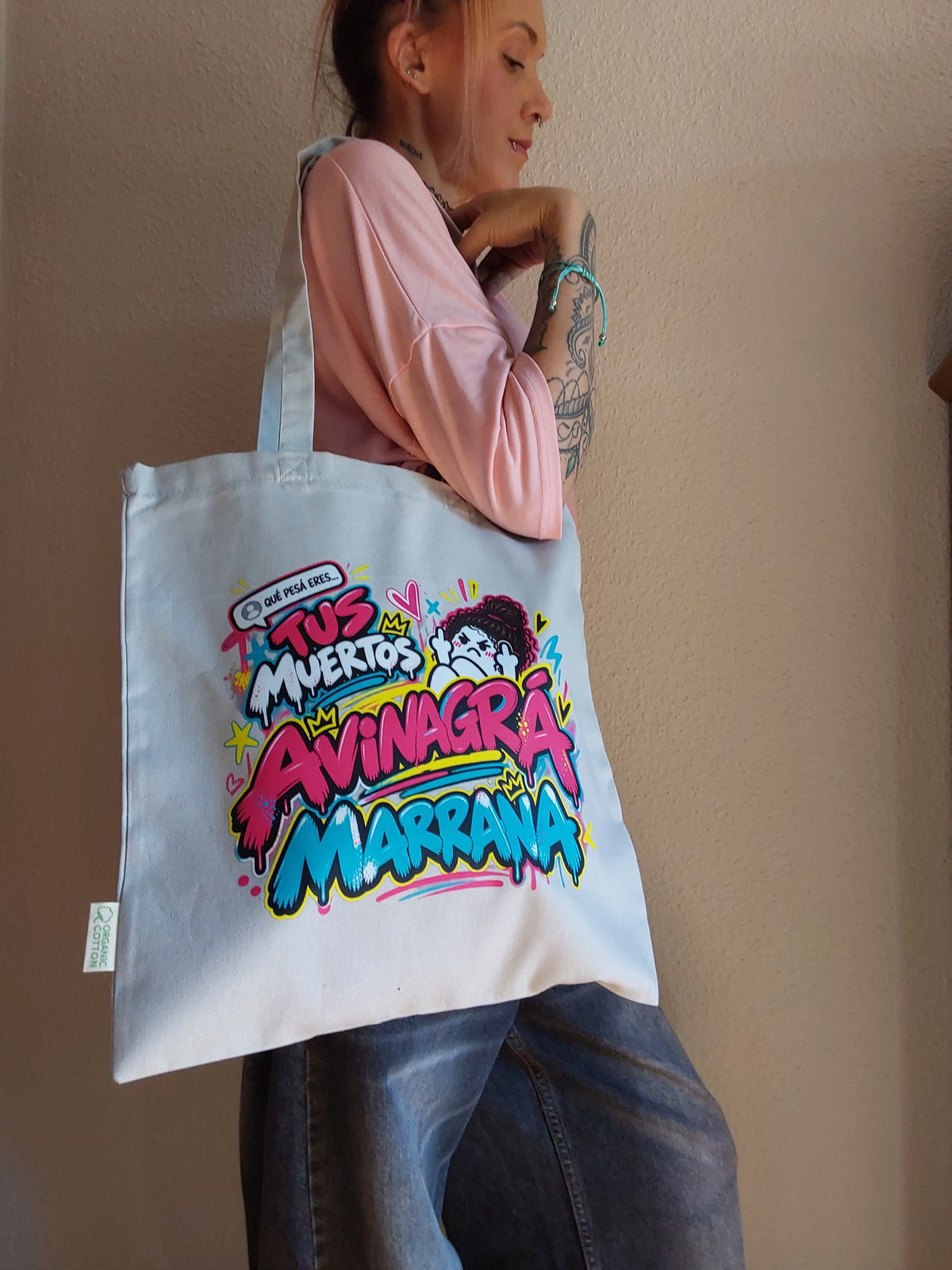 Bolsa TUS MUERTOS, AVINAGRA, MARRANA